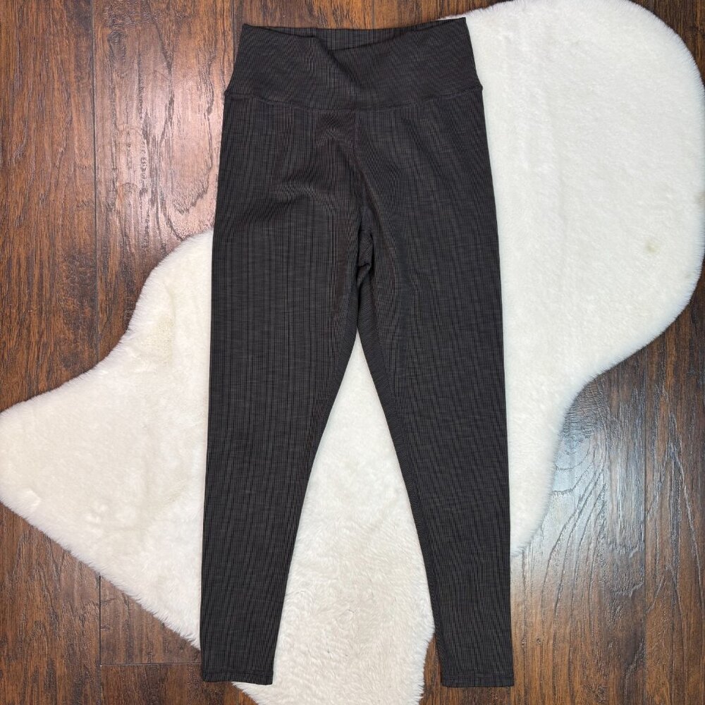 PrAna Leggings‎ Large Dark Gray High-Rise Gym Workout Pants Women's